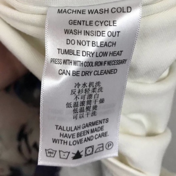 Revolve Talulah Midi Dress Watercolor Winter Falling Snowflake Bodycon Size L - Picture 8 of 11